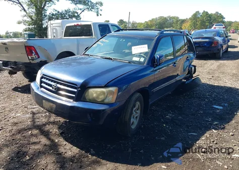 2003 Toyota Highlander z USA, uszkodzony, nr VIN JTEHD21AX30023540